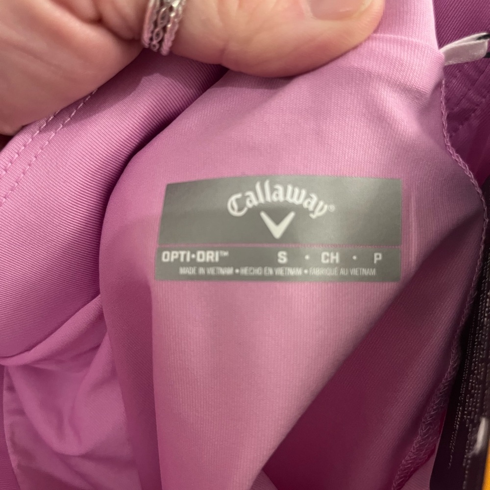 NWT Callaway golf skirt - size S. Pink/purple color. Truesculpt - opti- dri . - Picture 5 of 5